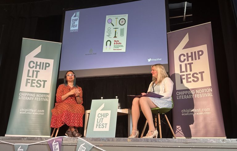 Interviewing at the Chipping Norton Literary Festival