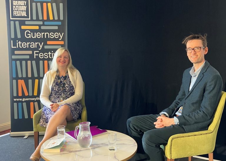 In conversation at the Guernsey Literary Festival