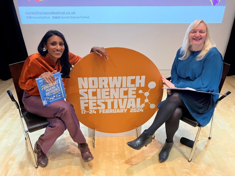 In conversation at the Norwich Science Festival