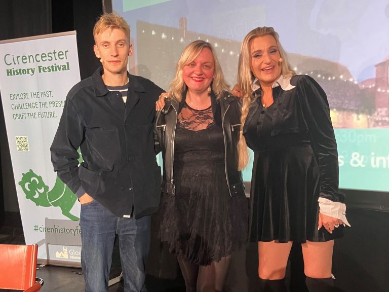 Chairing a discussion at Cirencester History Festival