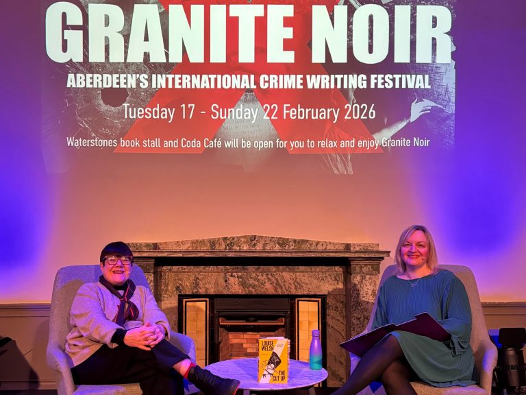 In conversation at Granite Noir Crime Writing Festival